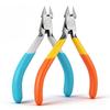 2pcs Carbon Steel Precision Cutter Pliers Professional Sharp Nipper Diagonal Snips for Model Assembly Home Use Cutting Tools