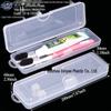 Transparent Travel Toothbrush Case with Drainage and Card Slot