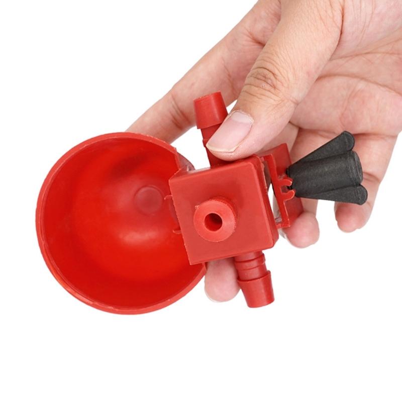 10PCS/20PCS Chicken Drinking Cup Indoor Outdoor Practical Chicken Feeders Drinker Plastic Automatic Water Dispenser
