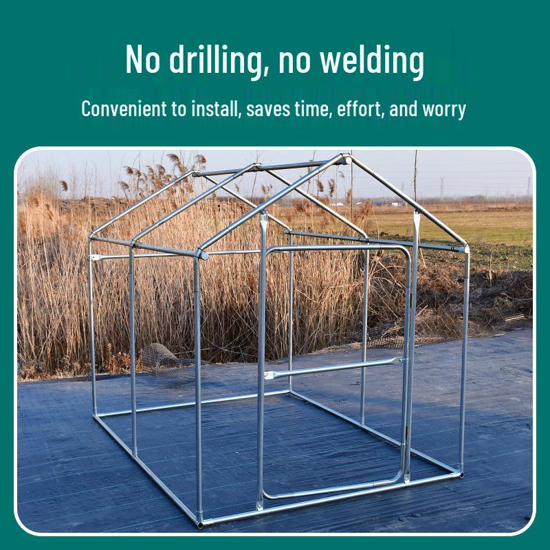 Extra Large Outdoor Chicken Coop & Poultry Cage - Rainproof Home Breeding Shed for Chickens, Pigeons, and Peacocks