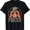 Afro African Zodiac Camo Cap Girl Pisces Queen Black Woman T Shirt