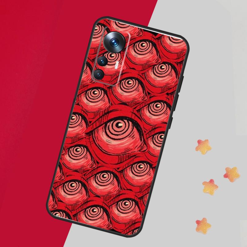 Scary Face Eyes Case For Xiaomi 15 Ultra 13 14 11T 12T 13T 14T Pro Cover For POCO F7 F6 F5 X3 X5 X6 X7 Pro
