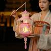 Lightweight Mid-Autumn Festival Lantern PVC Handheld Lantern Portable DIY Craft Material Kit  Kids