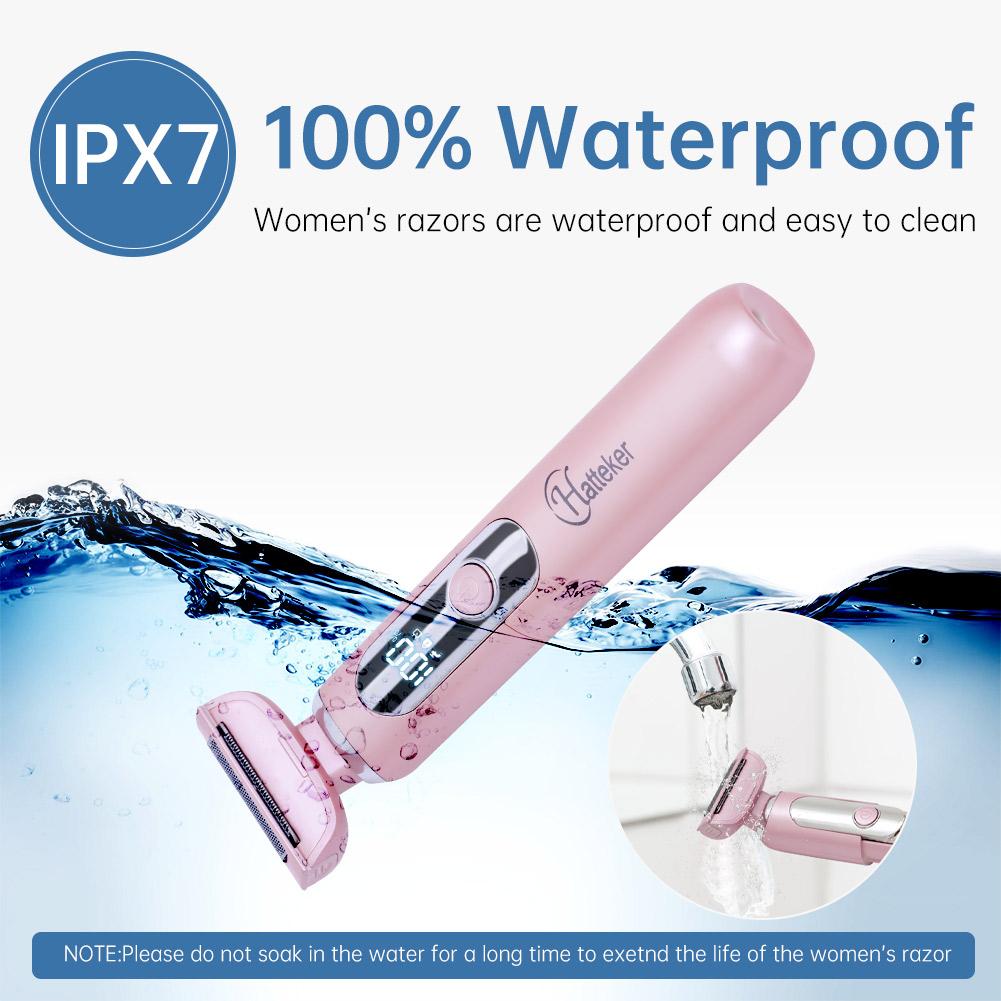 Hatteker Эпилятор, беспроводная эпиляция для женщин, бритва и триммер ...