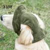 Ayarlanabilir Evcil Hayvan Şapkası Kadife Köpek Beyzbol Şapkası, Kulaklı Kedi Yazlık Plaj Vizör Şapkası Dış Mekan Koruma Delikli, Küçük Orta Boy Köpek Yavrusu Güneş Şapkası Başlık