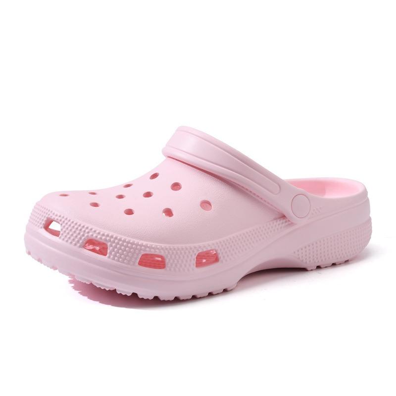 No standard star summer EVA casual hole shoes women's non-slip outer slippers heightening deodorant outdoor couple sandals