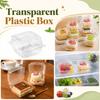 50 or 100 Pack Clear Plastic Containers with - Disposable Takeout Boxes for Strawberry