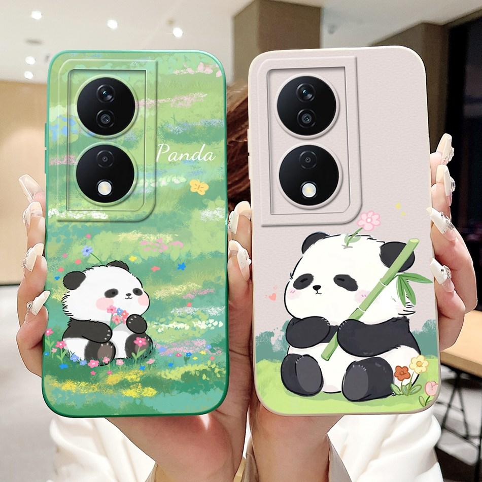 For Honor X7b Cute Panda Rabbit Cartoon Case HonorX7b X 7B 4G CLK-LX1 LX2 LX3 Camera Protective Soft Silicone Phone Cases