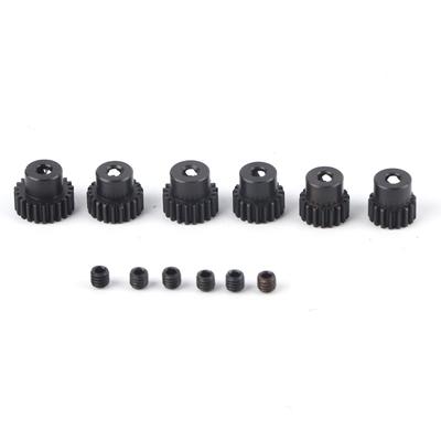 6pcs 48DP Cent3.175mm 17T 22T Motor Pinion Gears Parts Set Kit for 1 10 RC Car Motor