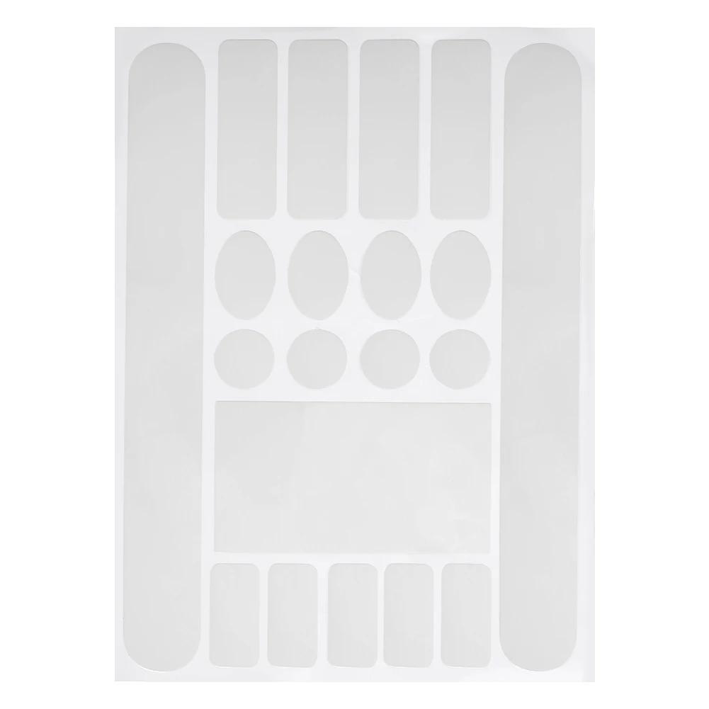 3/2/1pc Bicycle Protective Sticker Scratch Resistant Mountain Bike Frame Front Fork Protective Film Chain Frame Safety Protector