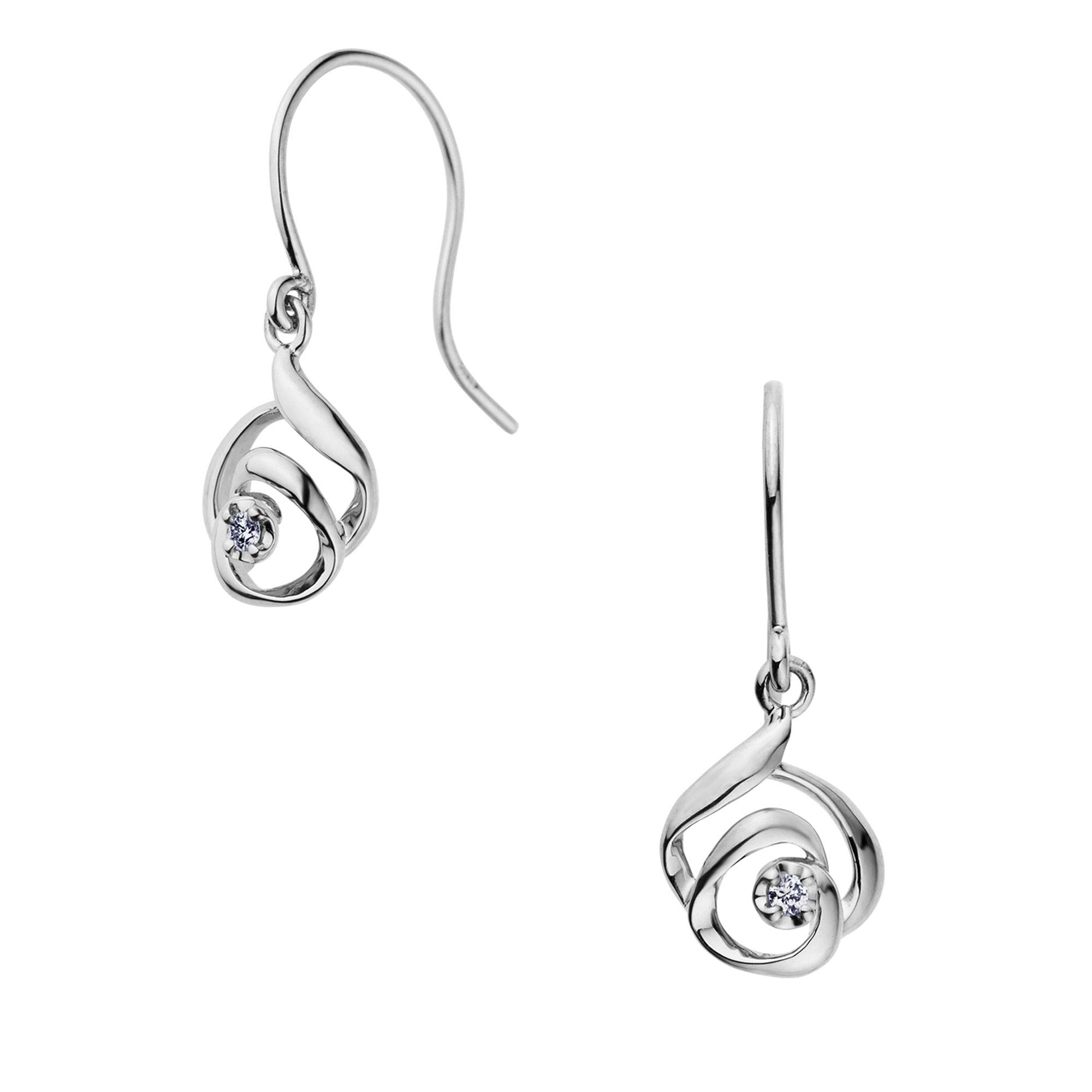 

Earrings Platinum Christine APVA2458 DI [Official] [Vendome Aoyama] срібний