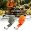 Heavy Duty Tie Down Straps Adjustable Zinc Alloy Buckle Belt for Motorcycle Cargo Truck Trailer Kayak Roof Luggage Boat