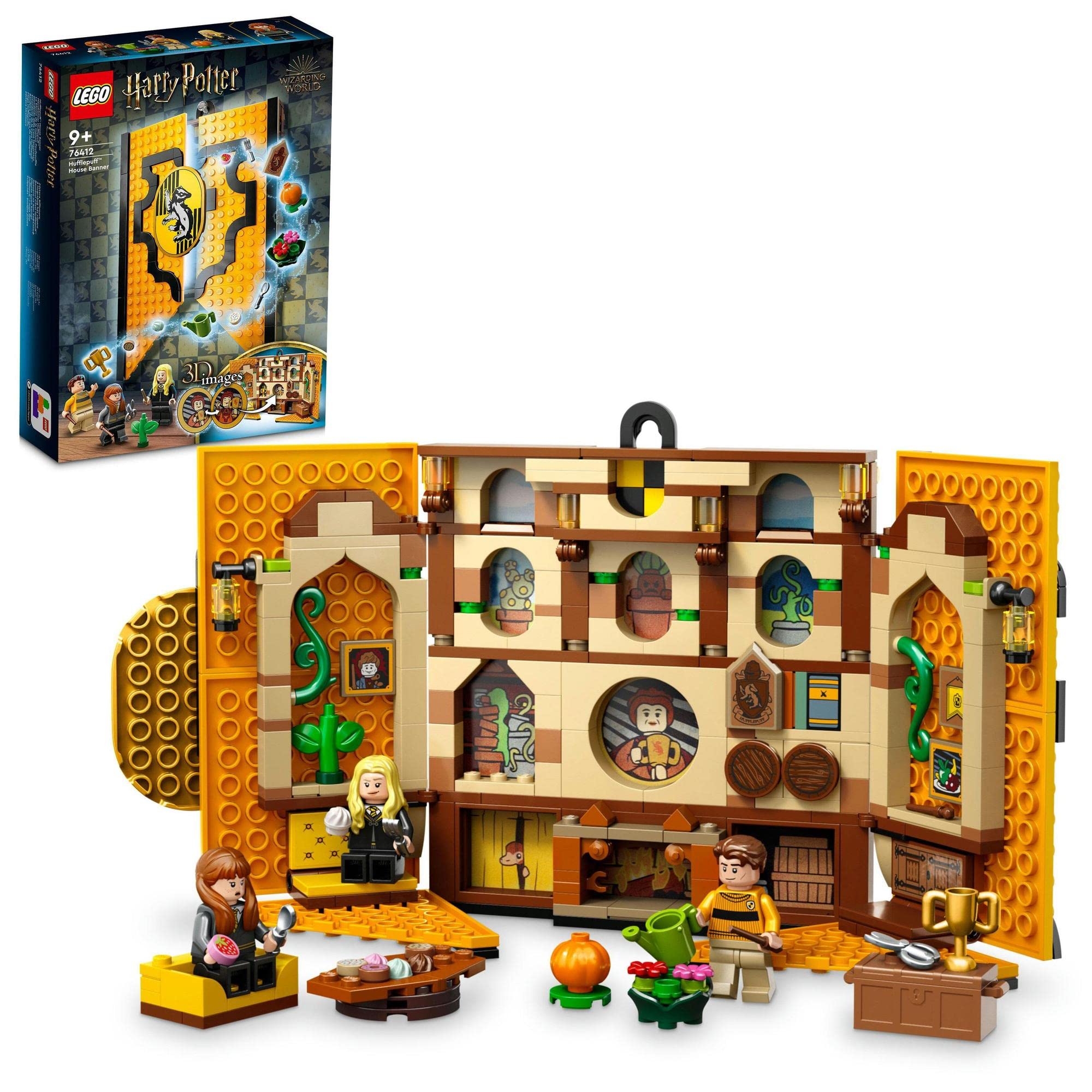 

LEGO Harry Potter Герб дома Пуффендуй 76412, Игрушка, Строительные блоки, Подарок, Интерьер, Фэнтези, Для мальчиков и девочек, Возраст 9 лет и старше