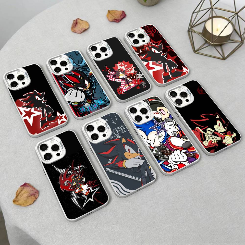 G-Shadow the Hedgehog Phone Case For iPhone 17,16,15,14,13,12,Pro MAX Black Matte Shockproof Cover