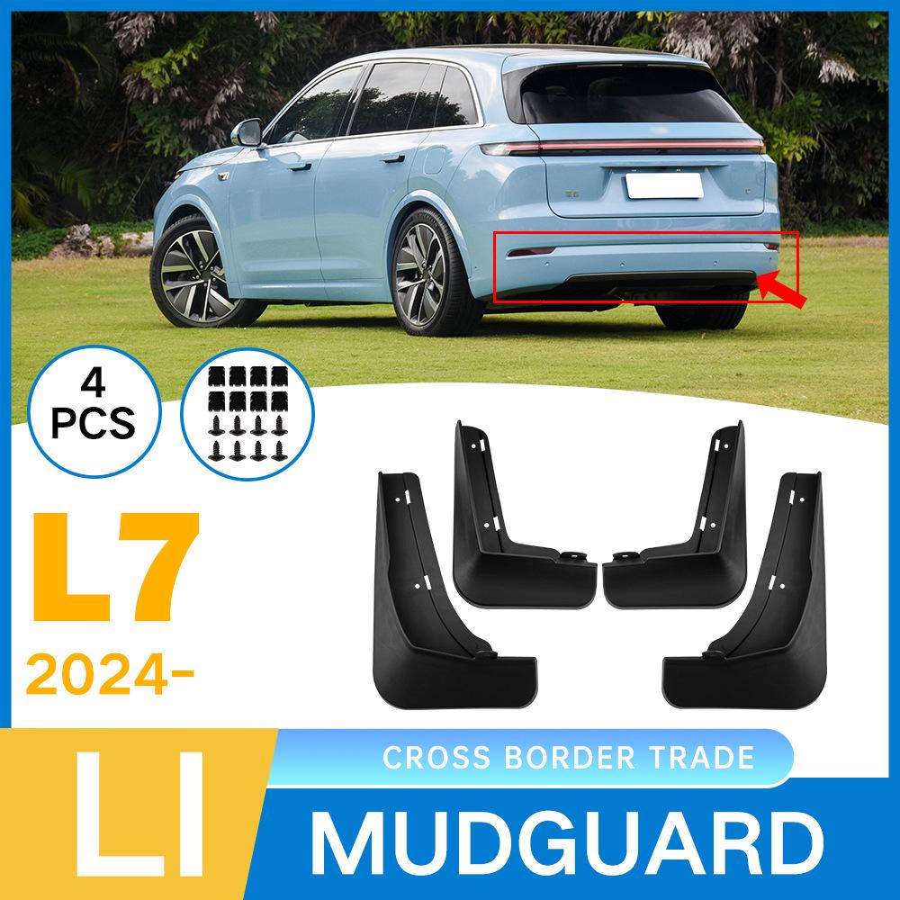 Mudflaps Mudguards Fit for LIXIANG Leading ideal L7 2024 Mudguards Tire Fenders Mud Flaps Wheel Guards Accessories 4x Tyre