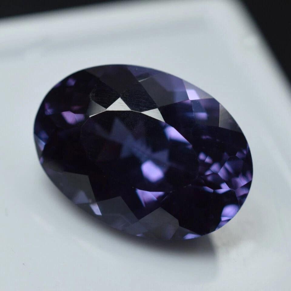 15+ Ct Natural Alexandrite Color Change Oval Cut Beautiful Certified Gemstone