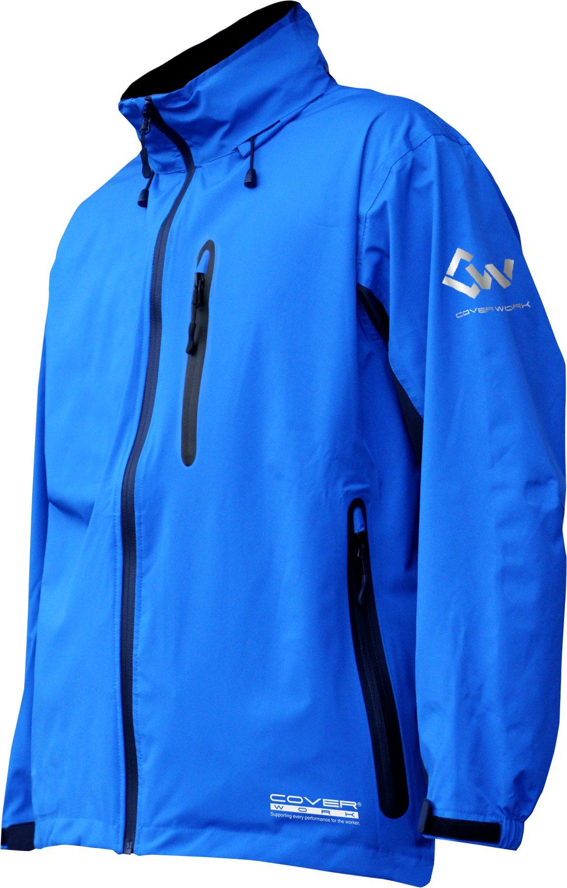 

COVERWORK Stretch Rainwear, Across Rain, Size S, Blue, AG-8000