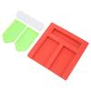 Rhinestone Tray Red Plastic Sponge DIY Rut Design Auxiliary Portable Saving Time Bead Tray for Jewelry Making