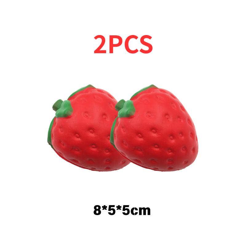 Super Jumbo Strawberry Squishy Cream Scented Slow Rising Non-Toxic Anti-Anxiety Squeeze Venting Toy for Kids Adults