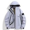 Couple 2-in-1 Waterproof Windproof Warm Fleece Jacket Outdoor Hiking Camping