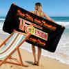 1. FC Union Berlin Print Strandtuch, Großes Weiches Schnelltrocknendes Handtuch für Strand Camping Schwimmen