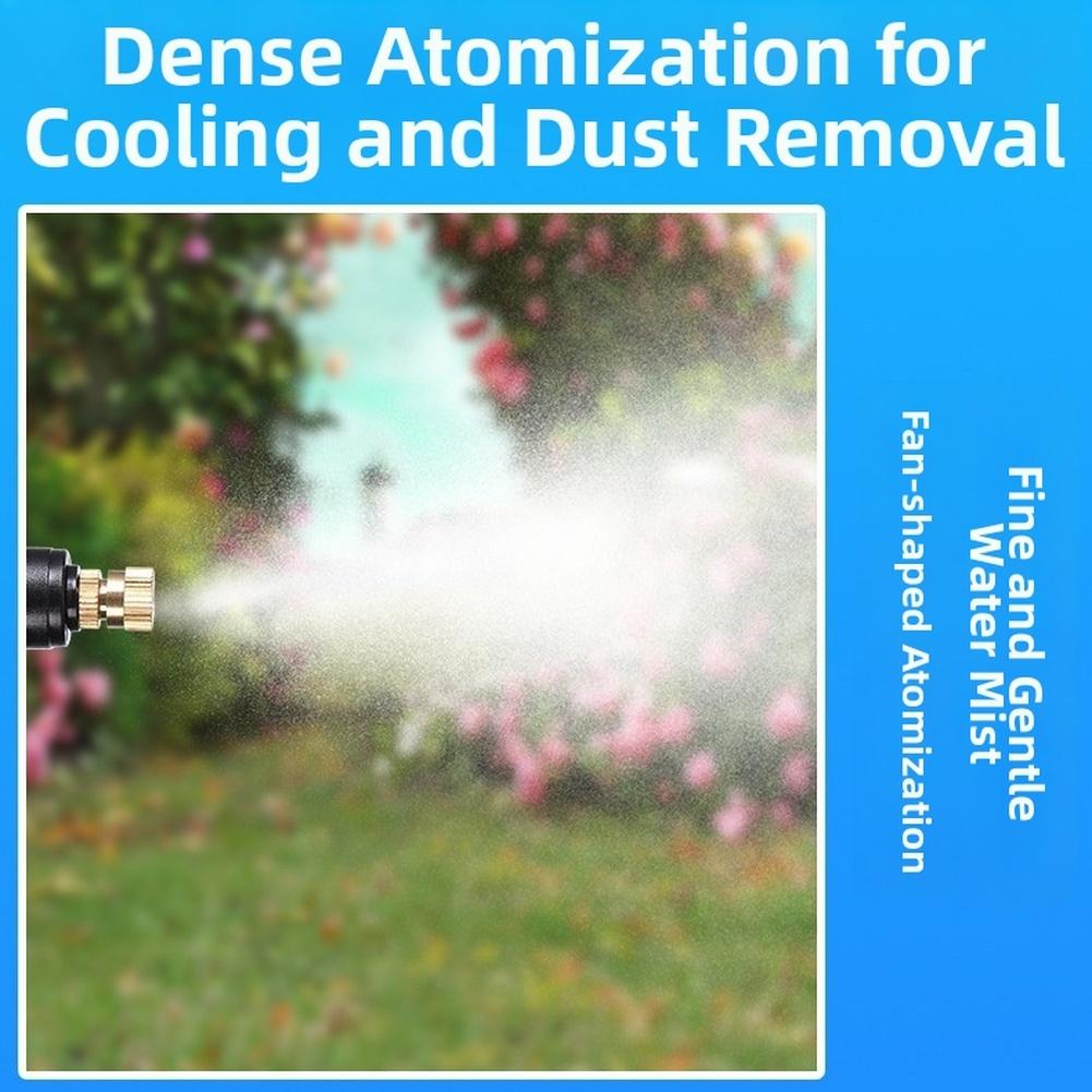 360 Degree Rotating Copper Nozzle Fine Mist Sprayer for Precise Indoor Plant Hydration and Garden Irrigation Applications