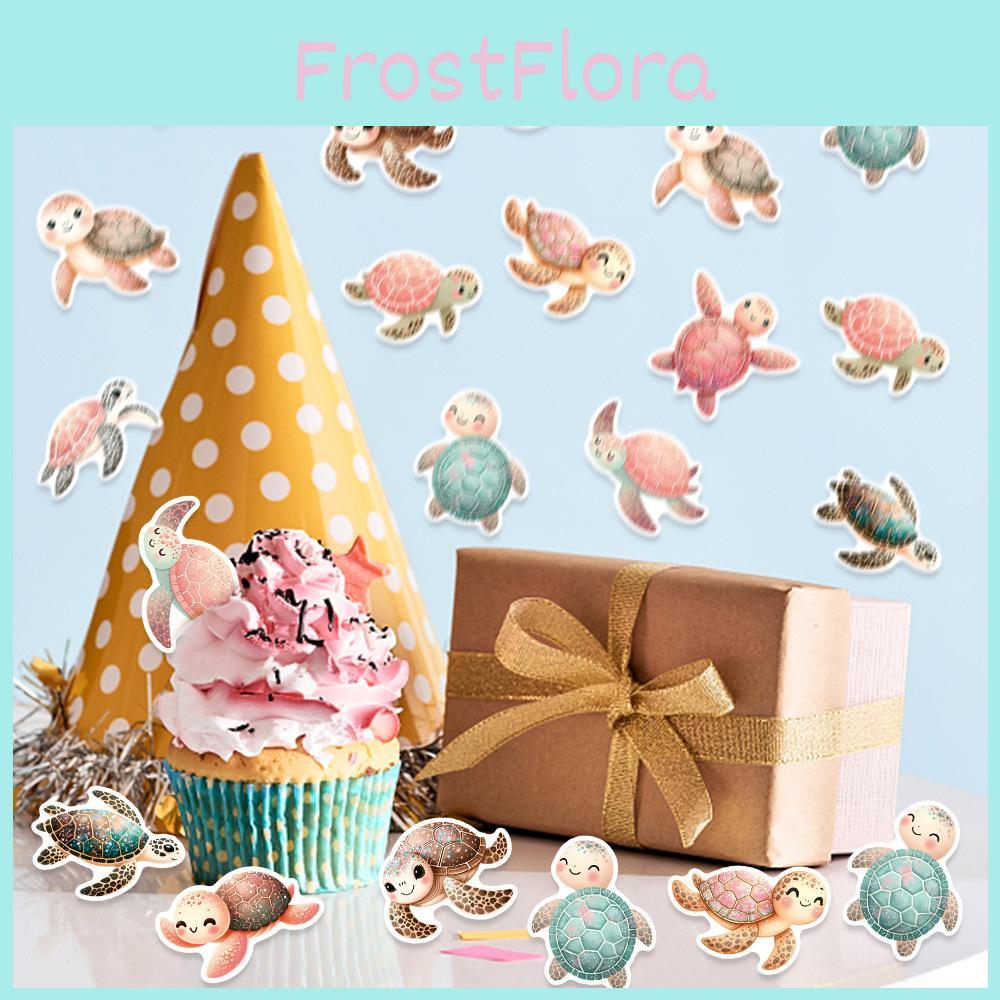 Cartoon Turtle Themed Confetti Birthday Party Desktop Decoration Prop Throwing