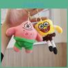 Chaveiro de Pelúcia Adorável do Bob Esponja Acessório Fofo para Mochila Presente Perfeito para Crianças