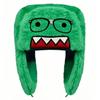 Autumn and winter new thickened plush cartoon hat for men and women cute warm ear protection Lei Feng hat popular plush cold hat