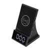 Kabellose Handy-Ladestation Wecker-Dock LED-Anzeige 4 Helligkeitsstufen   Kabelloser Lautsprecher mit Wecker für das Schlafzimmer