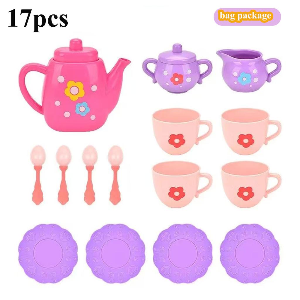 Kids Tea/Pastry Set Toy Simulation Pretend Play Food Playset For Children Montessori Toddler Children Gift Kitchen Girl