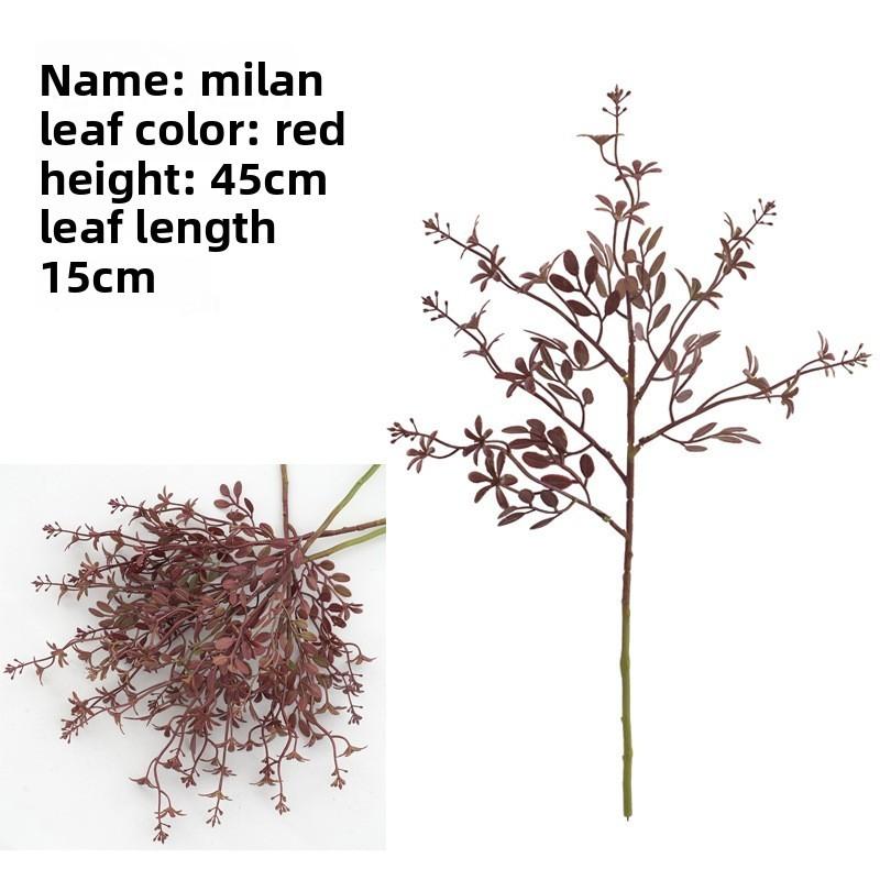 Synthetic Fern Leaf Plant For Interior Decoration And Photography Scenes