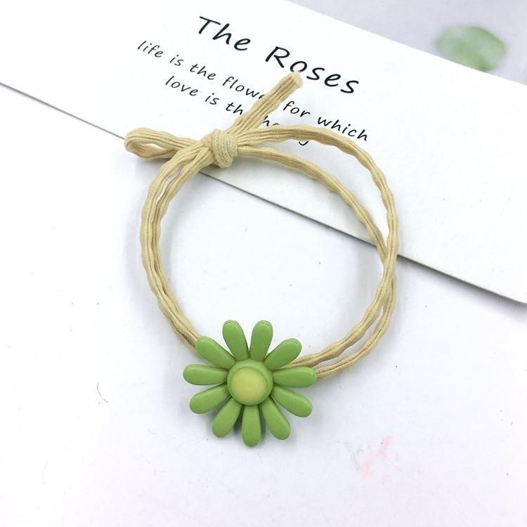 Beautiful Ins Women Daisy Hair Rope Headband With High-elastic Korean Rubber Band