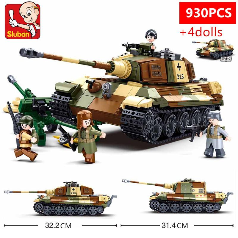 Vojenský Challenger Leopard Panther Těžký hlavní bojový tank Voják Stavebnice Plastový model Kostky Armádní hračky pro děti