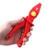 7.7 Inch VDE Insulated Plier Flat Nose Plastic Plier Crimper Tool 1000V Multi-Functional Electrician Plier Hand Tools