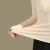 Women's Winter High Collar Elastic Turtleneck Sweater Tops Blouse Undershirts Long Sleeve T-Shirts For Women Thermals Pullovers Formal Clothes