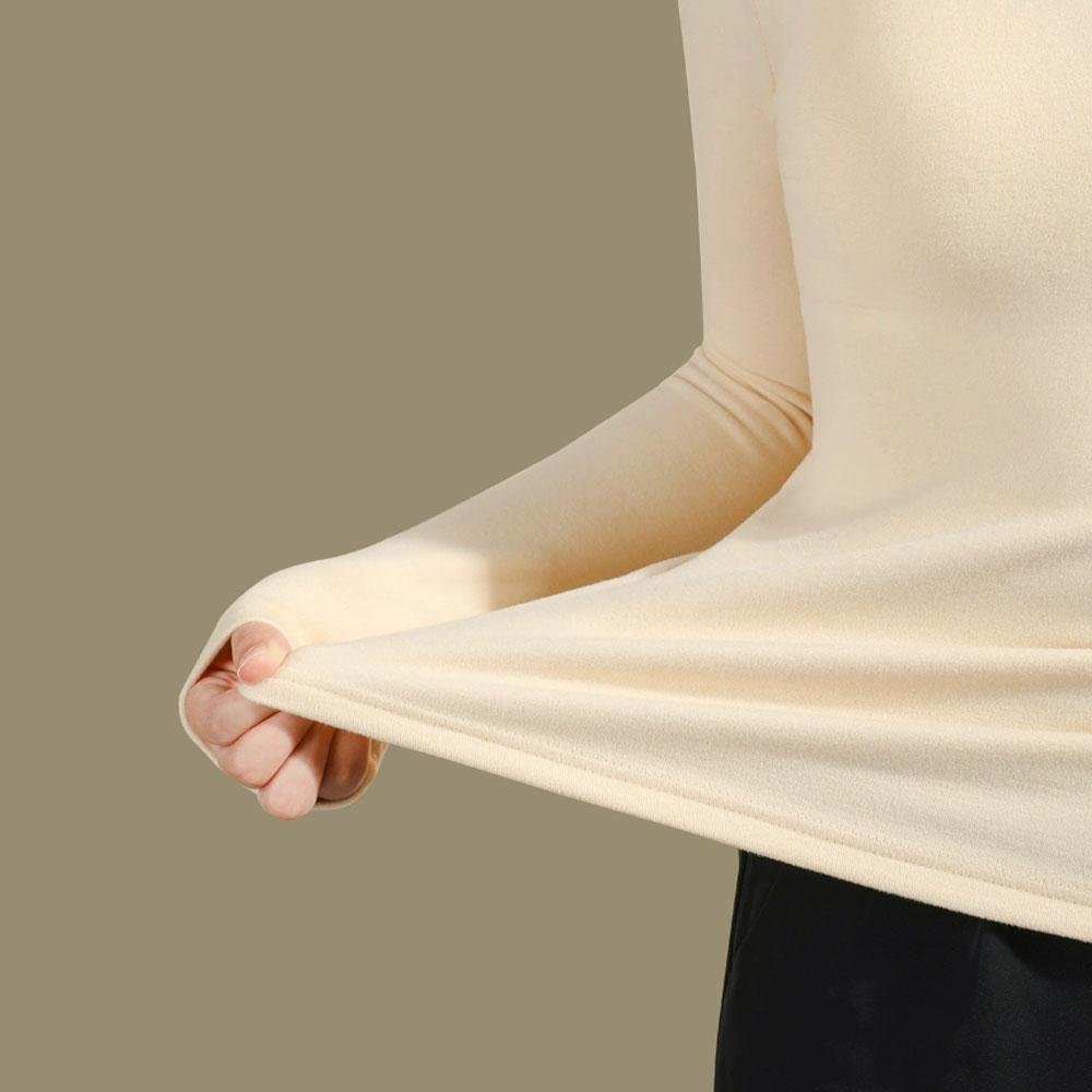 Women's Winter High Collar Elastic Turtleneck Sweater Tops Blouse Undershirts Long Sleeve T-Shirts For Women Thermals Pullovers Formal Clothes