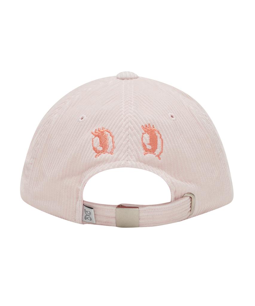 Taibseobiseu Peep Corduroy Cap [Pink]
