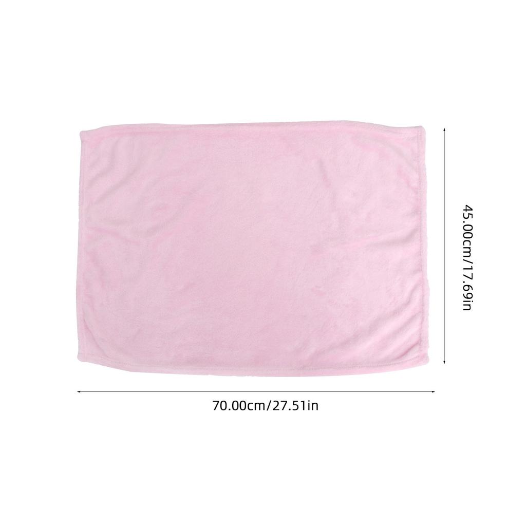 Flannel Fleece Cat Blanket Soft Warm Thick Pet Bed Cover for Small Medium Cats Pink 150x120cm Living Room Bedroom Use