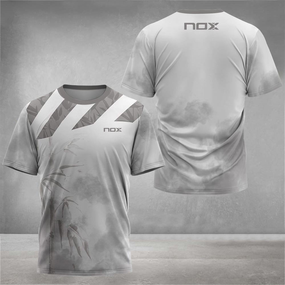 Zengyanqin02 Fashion Street Heren T-shirt met ronde hals Kleding Licht Ademend Sport T-shirt Heren Outdoor Tennis Korte Mouw Trainingsshirt M