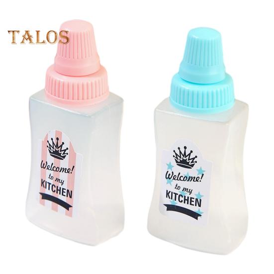 

2 шт., креативная винтовая крышка для хранения прозрачных полезных мини-портативных заправок для салата, диспенсер для томатного соуса, банка, бытовые принадлежности