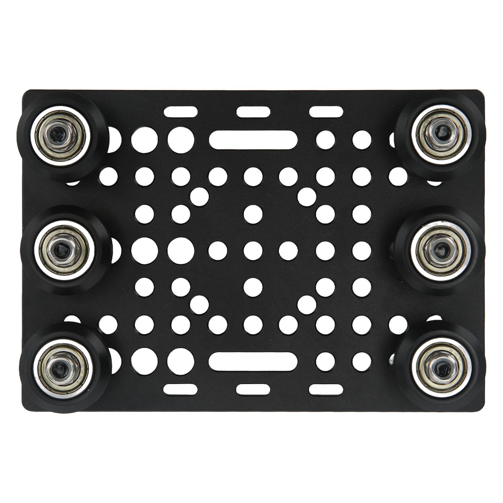 

Алюминиевая анодированная черная портальная пластина Плата портала 3D-принтера со шкивом от 0,8 до 3,1 дюйма Черный