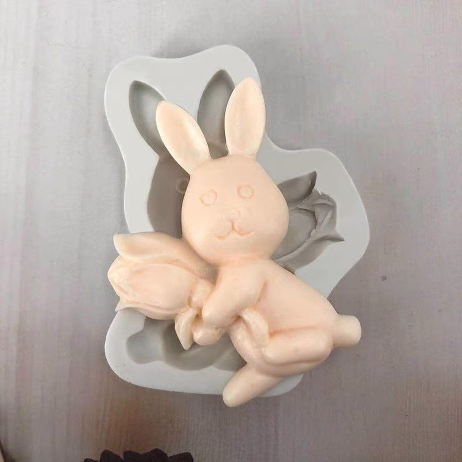 

1pc Diy Easter Cookie Biscuit Mold Cartoon Bunny Egg Cookie Cutters 3d Rabbit Baking Fondant Mold Stamp Cake Decorating Tools