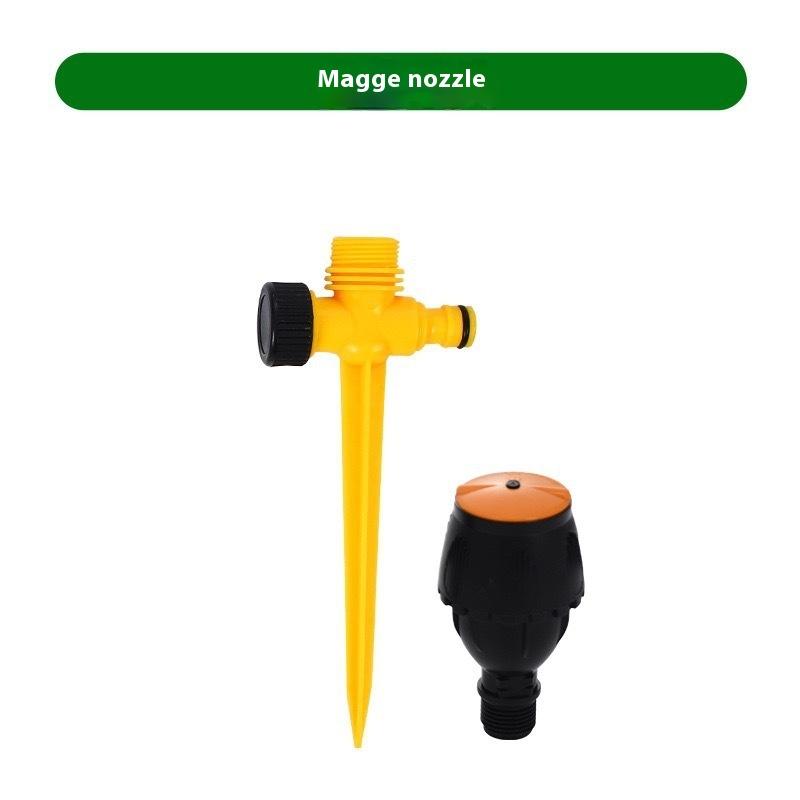 1pc Garden Sprinkler Rotating Lawn Sprinkler for Yard 360-DegreeAutomatic Rotating Head Lrrigation RotarySp Outdoor plastic