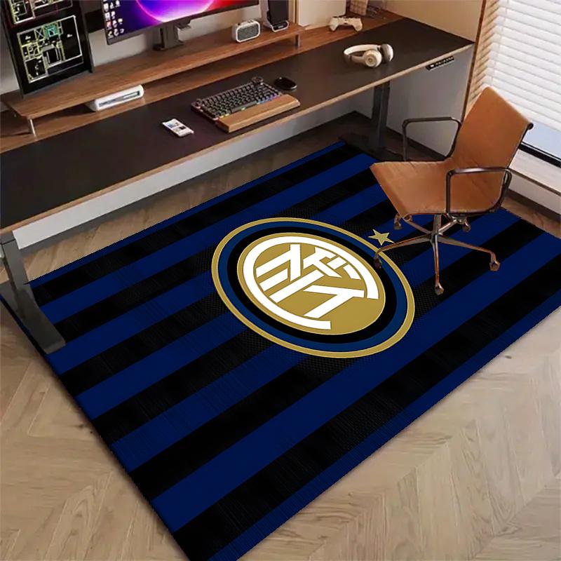 I-Internazionale Milano (8)Printed Area Rug Carpet for Bedroom Living Room Home Decor Rugs Mat Non Slip Mat Rug for Bedside