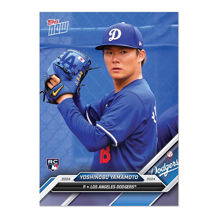 Topps 2024 Dodgers Team Set 10 Pieces Shohei Otani Yoshinobu Yamamoto