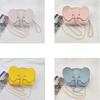 Korean  Solid Color Pu Leather Phone Purses Mini Elephant Crossbody Bags Ladies Lovely Casual Bags For Women