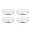 Pomya 4PCS Wheel Center Cap, Outer Diameter 70mm 60mm Universal Car Wheel Hub Cover SUV Tire Hub Cap (Electroplated)