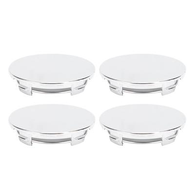 Pomya 4PCS Wheel Center Cap, Outer Diameter 70mm 60mm Universal Car Wheel Hub Cover SUV Tire Hub Cap (Electroplated)