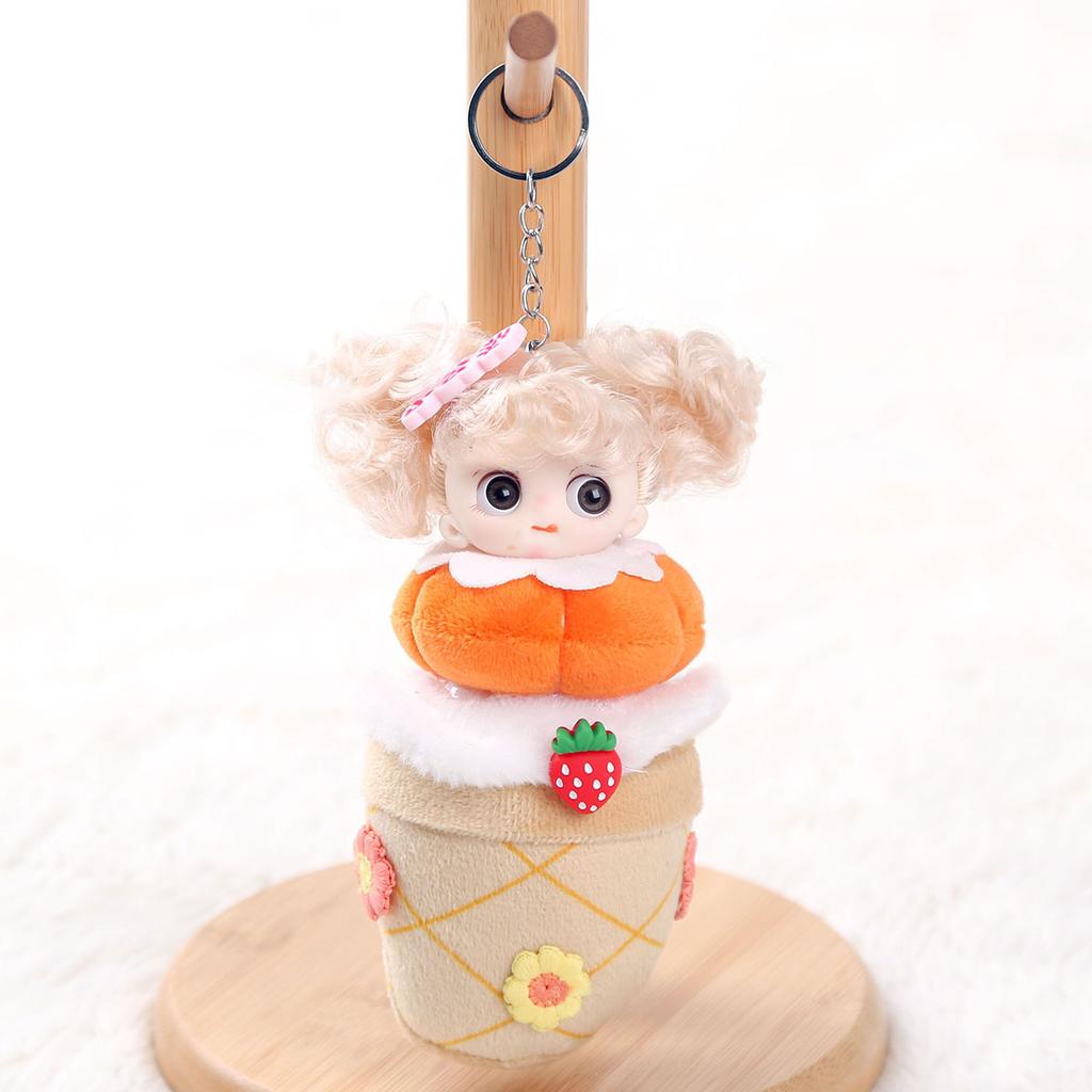Doll Milk Tea Cup Doll Plush Doll Pendant Keychain Small Doll Jewelry Toy Girl Gift